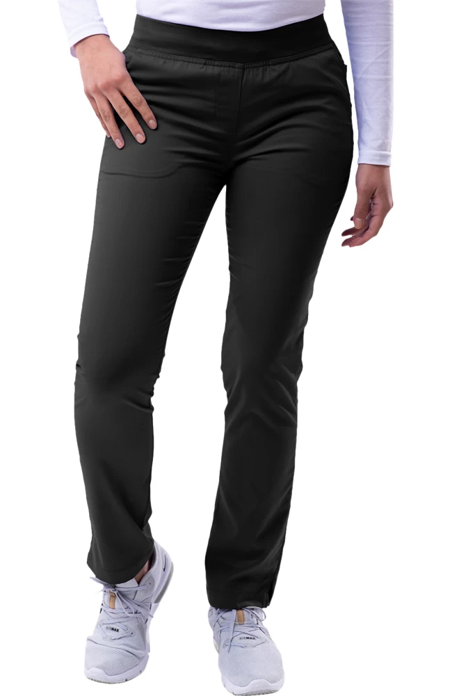 Clearance Women's Elastic Waistband Skinny Scrub Pant 3 Clearance Women's Elastic Waistband Skinny Scrub Pant