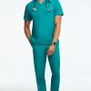 Unisex 3 Pocket Solid Scrub Top & 5 Pocket Cargo Scrub Pant 1 Unisex 3 Pocket Solid Scrub Top & 5 Pocket Cargo Scrub Pant -Medical Nurse Clothing Shop 1 ah b10set 650
