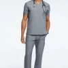 Clearance Men's Solid Scrub Top & Cargo Scrub Pant Set -Medical Nurse Clothing Shop 1 ah lsset1 clearance 650