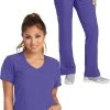 Skechers Women's Reliance Solid Scrub Top & Cargo Scrub Pant Set