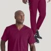 Men's Murphy V-Neck Scrub Top & Jogger Scrub Pant Set -Medical Nurse Clothing Shop 1 bc 34set 650