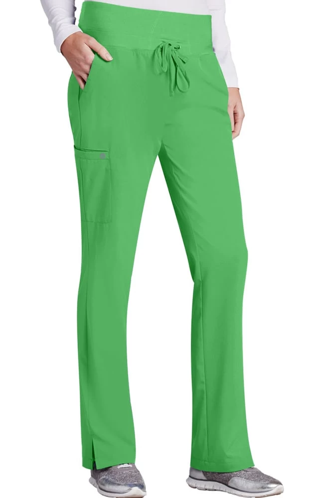 Clearance Women's Flare Leg Knit Waistband Cargo Scrub Pant 3 Clearance Women's Flare Leg Knit Waistband Cargo Scrub Pant