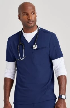 Barco Unify Men's V-Neck Scrub Top