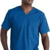 Men's Murphy V-Neck Solid Scrub Top -Medical Nurse Clothing Shop 1 bc grst079 650
