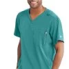 Skechers Clearance Men's Structure V-Neck Chest Pocket Solid Scrub Top 2 Skechers Clearance Men's Structure V-Neck Chest Pocket Solid Scrub Top -Medical Nurse Clothing Shop 1 bc sk0112 clearance165 650