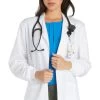 Cherokee Women's Warm Up 30" Lab Coat 1 Cherokee Women's Warm Up 30" Lab Coat -Medical Nurse Clothing Shop 1 ck 1302 wht 650