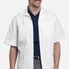 Cherokee Men's Med-Man Zip Front 32" Lab Coat -Medical Nurse Clothing Shop 1 ck 1373 wht 650