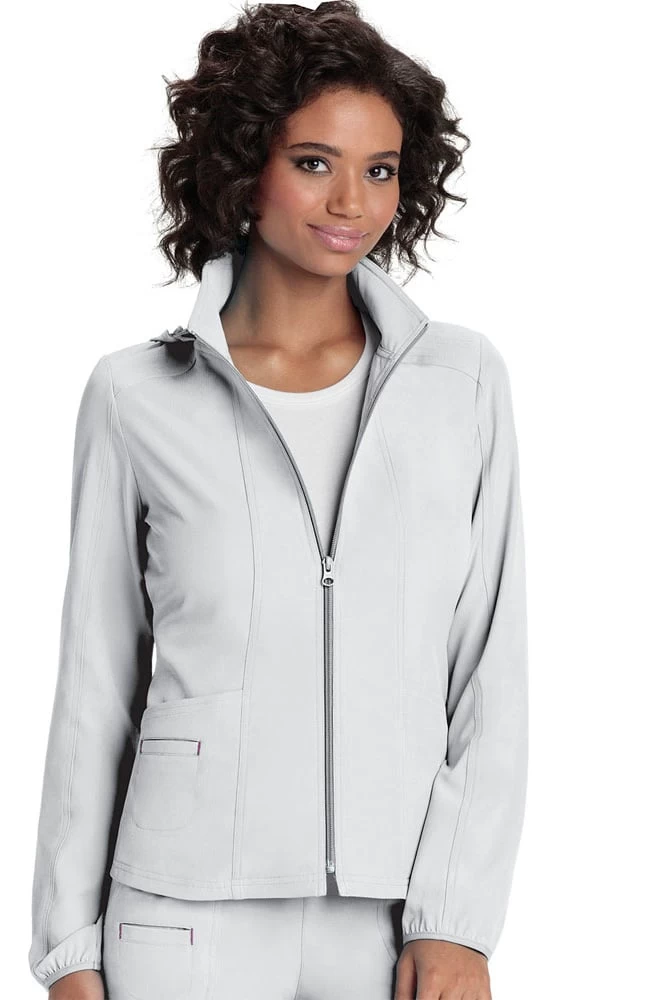 Women's Hoodie Warm Up Solid Scrub Jacket 3 Women's Hoodie Warm Up Solid Scrub Jacket