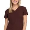 Clearance Women's Pitter-Pat V-Neck Solid Scrub Top -Medical Nurse Clothing Shop 1 ck 20710 clearance 650