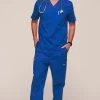 Men's V-Neck Top & Utility Pant Scrub Set -Medical Nurse Clothing Shop 1 ck 21set 650