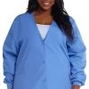 Clearance Women's V-Neck Solid Scrub Jacket 2 Clearance Women's V-Neck Solid Scrub Jacket -Medical Nurse Clothing Shop 1 ck 4301 clearance 650