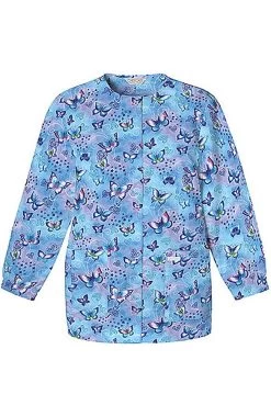 Cherokee Clearance Women's Crew Neck Fly By Night Print Jacket