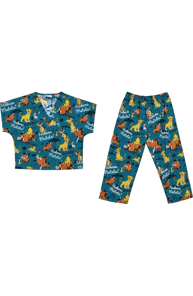 Cherokee Clearance Kid's Unisex Lion King Print Scrub Set 3 Cherokee Clearance Kid's Unisex Lion King Print Scrub Set