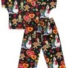 Cherokee Clearance Kid's Unisex Sesame Street Print Scrub Set -Medical Nurse Clothing Shop 1 ck 6620 printclearanceswh 650