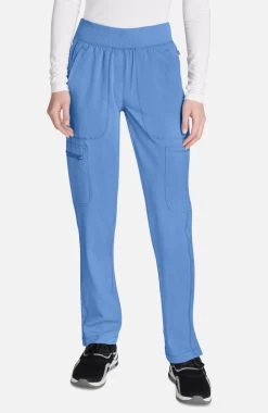 Cherokee Women's Mid Rise Tapered Leg Pull-On Scrub Pant