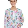 Cherokee Clearance Women's Friendly Flowers Print Scrub Jacket 2 Cherokee Clearance Women's Friendly Flowers Print Scrub Jacket -Medical Nurse Clothing Shop 1 ck ck301 printclearanceffo 650