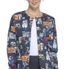 Cherokee Clearance Women's Purramedics Print Scrub Jacket