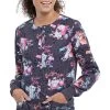 Cherokee Clearance Women's Selfie Care Print Scrub Jacket 1 Cherokee Clearance Women's Selfie Care Print Scrub Jacket -Medical Nurse Clothing Shop 1 ck ck301 printclearancesfe 650
