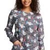 Cherokee Clearance Women's Warm Up Toothicorn Magic Print Jacket