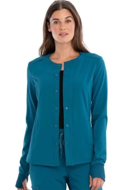 Cherokee Clearance Women's Solid Scrub Jacket