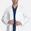 Cherokee Men's Notched Consultation Lab Coat 1 Cherokee Men's Notched Consultation Lab Coat -Medical Nurse Clothing Shop 1 ck ck401 wht 650