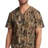 Cherokee Clearance Men's Outdoor Life Print Scrub Top -Medical Nurse Clothing Shop 1 ck ck692 printclearanceodl 650