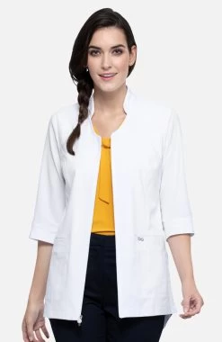 Cherokee Women's Zip Front Tunic Jacket