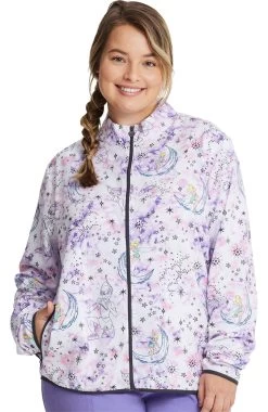 Women's Packable Starlight Tink Print Scrub Jacket