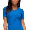 Women's Sweetheart V-Neck Solid Scrub Top -Medical Nurse Clothing Shop 1 ck hs797 650