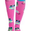 Cherokee Women's 8-12 MmHg Print Support Sock -Medical Nurse Clothing Shop 1 ck prtsupt 650