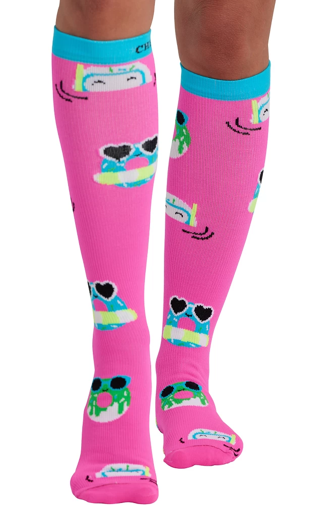 Cherokee Women's 8-12 MmHg Print Support Sock 3 Cherokee Women's 8-12 MmHg Print Support Sock