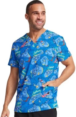 Cherokee Clearance Unisex Applause Print Scrub Top