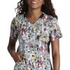 Cherokee Women's Where's Waldo? Print Scrub Top 1 Cherokee Women's Where's Waldo? Print Scrub Top -Medical Nurse Clothing Shop 1 ck tf764 printldw 650