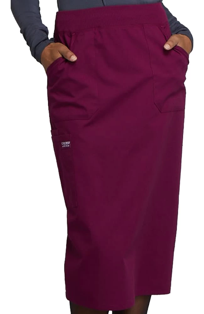 Clearance Women's Elastic Waistband Pull On Scrub Skirt 2 Clearance Women's Elastic Waistband Pull On Scrub Skirt