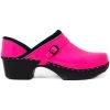 Women's Paparazzi Pink Patent Solid Clog -Medical Nurse Clothing Shop 1 cn fbpapi pap 650