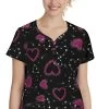 Clearance Women's Isabel Love And Beyond Print Scrub Top 2 Clearance Women's Isabel Love And Beyond Print Scrub Top -Medical Nurse Clothing Shop 1 hh 2218 printclearancelab 650