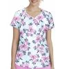 Clearance Women's Isabel Scent Of A Rose Print Scrub Top 2 Clearance Women's Isabel Scent Of A Rose Print Scrub Top -Medical Nurse Clothing Shop 1 hh 2218 printclearancesor 650