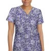 Clearance Women's Amanda Geo Expression Print Scrub Top -Medical Nurse Clothing Shop 1 hh 2266 printclearancegex 650