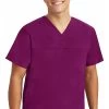 Men's Justin Solid Scrub Top 2 Men's Justin Solid Scrub Top -Medical Nurse Clothing Shop 1 hh 2330 650
