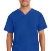 Men's Matthew V-Neck Solid Scrub Top