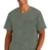 Clearance Men's Mason Solid Scrub Top -Medical Nurse Clothing Shop 1 hh 2591 clearance 650