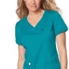 Women's Nicole Crossover V-Neck Solid Scrub Top