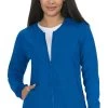 Women's Clarity Zip Front Solid Scrub Jacket -Medical Nurse Clothing Shop 1 ko 445 650