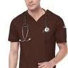 Men's Jason 3Pkt Solid Scrub Top -Medical Nurse Clothing Shop 1 ko 654 650