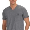 Men's Bryan V-Neck Chest Pocket Solid Scrub Top -Medical Nurse Clothing Shop 1 ko 668 650
