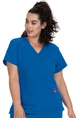 Clearance Women's Freesia Solid Scrub Top