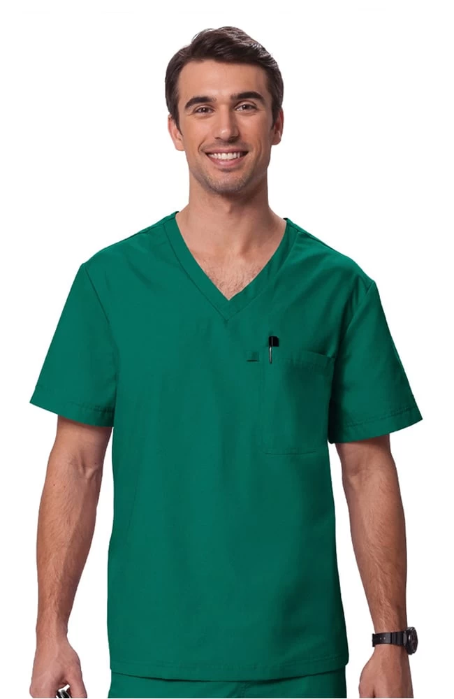 Clearance Men's Newport V-Neck Solid Scrub Top 3 Clearance Men's Newport V-Neck Solid Scrub Top