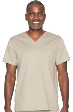 Men's Solid Scrub Top