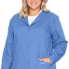 Women's Crew Neck Warm-Up Solid Scrub Jacket