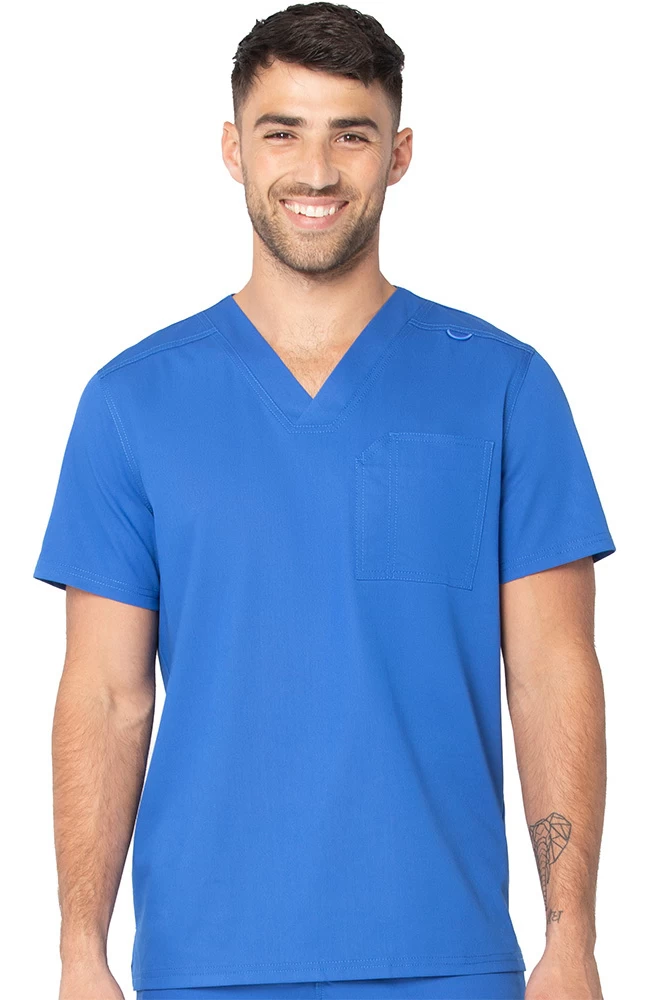 Clearance Men's Tuckable Solid Scrub Top 3 Clearance Men's Tuckable Solid Scrub Top